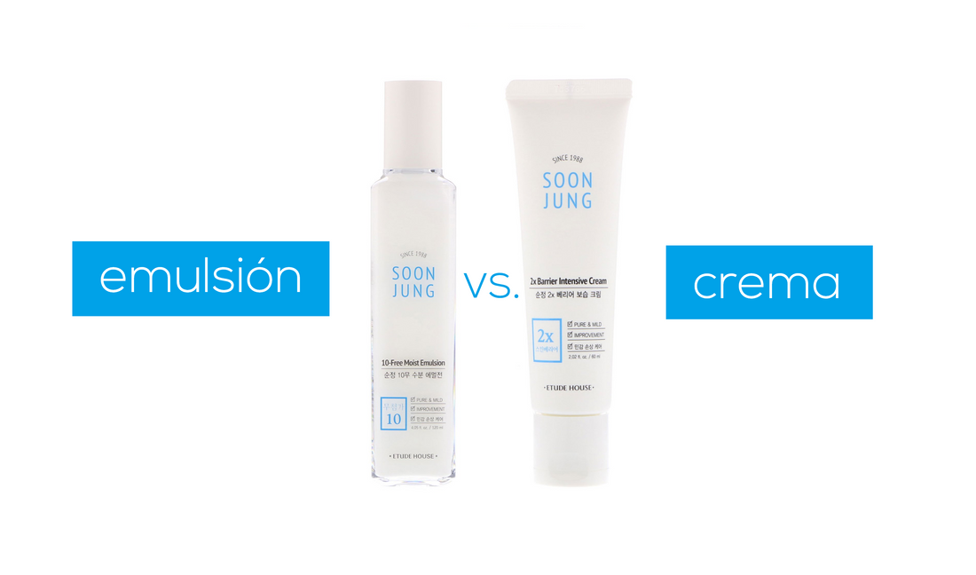 Qué son las emulsiones? Se diferencian de las cremas?
