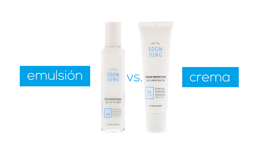 Qué son las emulsiones? Se diferencian de las cremas?