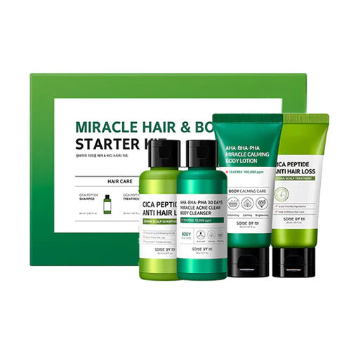 Tratamiento Cabello y cuerpo - Miracle Hair & Body Starter Kit (4)Suero Tensor de Poros - Super Matcha Pore Tightening Serum 💥