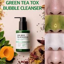 Tratamiento puntos negros -  Bye Bye Blackhead 30 Days Miracle Green Tea Tox Bubble Cleanser💥