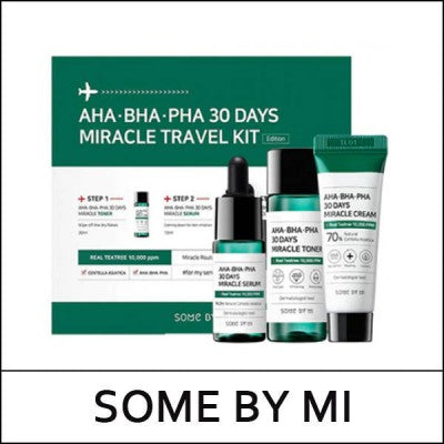 Kit de Tratamiento Acné -  AHA BHA PHA 30 Days Miracle Travel Kit 3 Edition