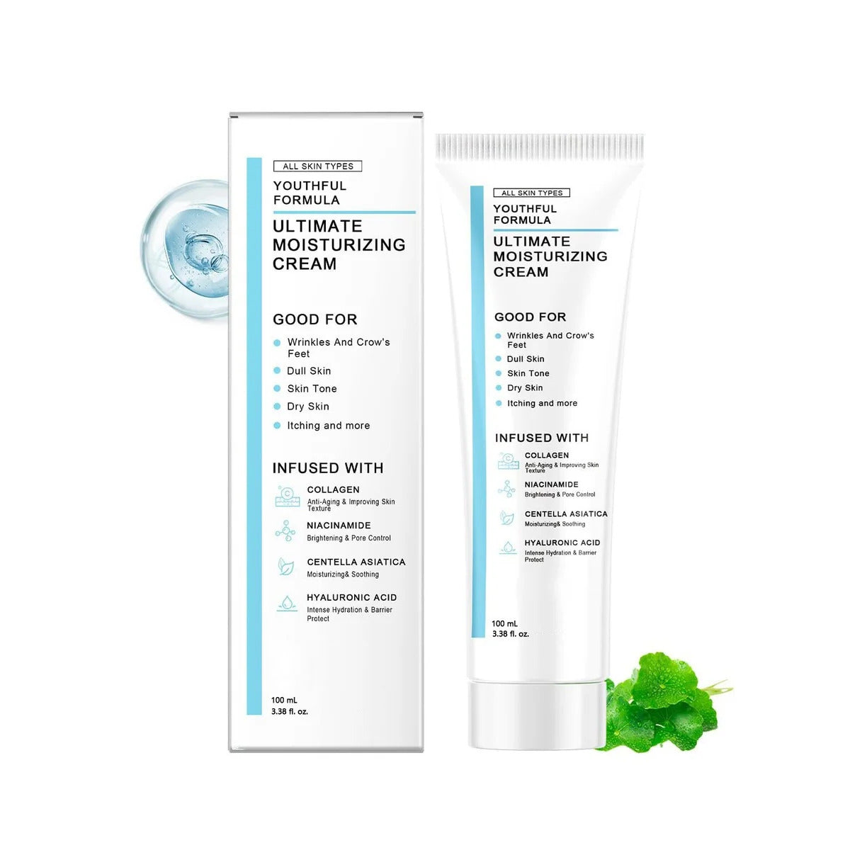 Crema Youthful Formula Ultimate Moisturizing Cream NIDA  Nueva