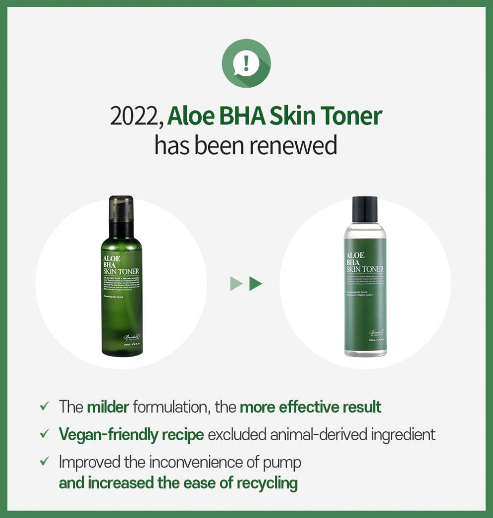 Tónico Exfoliante - Aloe BHA Skin Toner