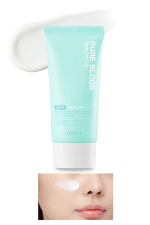 Bloqueador solar - Pure Block Aqua Sun Gel EX  SPF 50+++ NUEVO