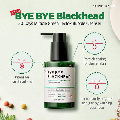 Tratamiento puntos negros -  Bye Bye Blackhead 30 Days Miracle Green Tea Tox Bubble Cleanser