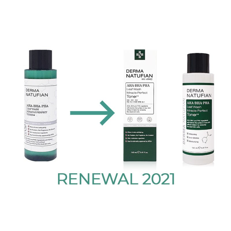 Tónico Exfoliante Anti-Acné - AHA BHA PHA Leaf Wash Perfect Miracle Toner "NUEVO"