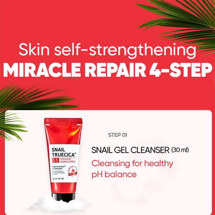 Espuma Limpiadora -  Snail Truecica Miracle Repair Low PH Gel Cleanser 🌸PRIMAVERA 2024🌸