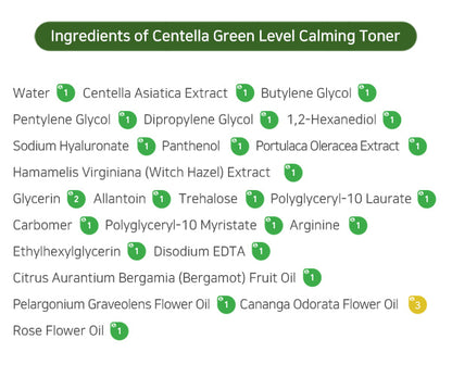 Tónico Facial - Centella Green Level Calming Toner